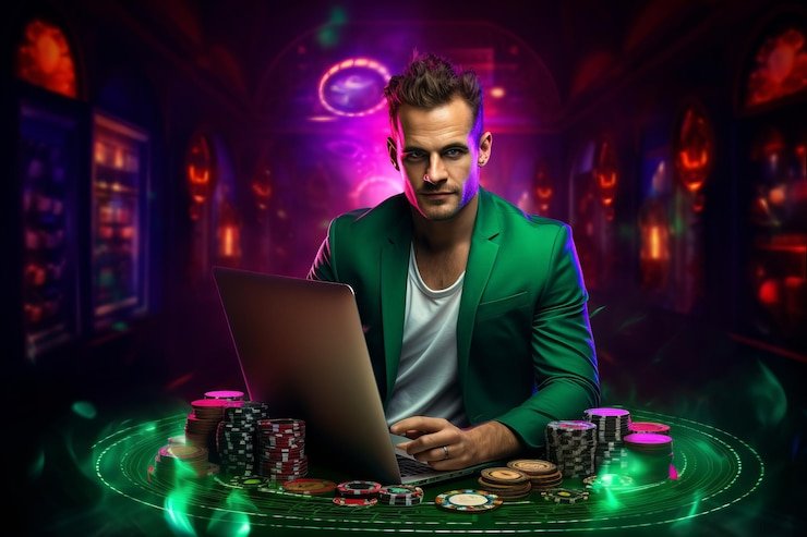 Antarmuka Three Card Poker di glowing88 dengan dealer langsung dan area taruhan yang jelas